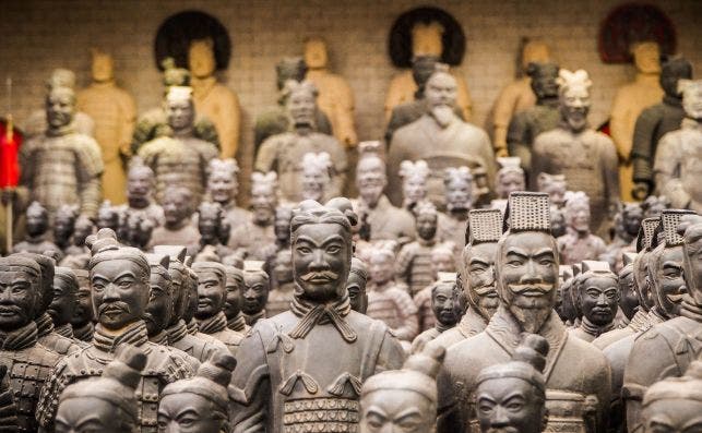 Guerreros de Xi'an. Foto Manoj Kumar Kasirajan Unsplash