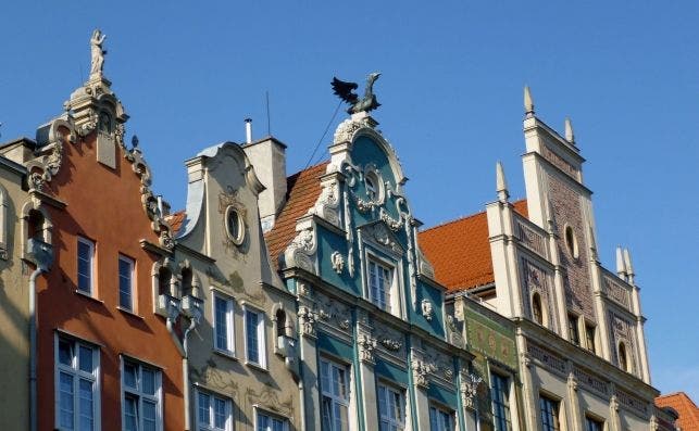 Hasta el 90% de Gdansk fue destruido en la Segunda Guerra Mundial. Foto Bernd Hildebrandt Pixabay.
