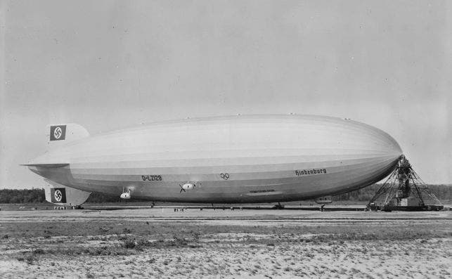 Hindenburg at lakehurst