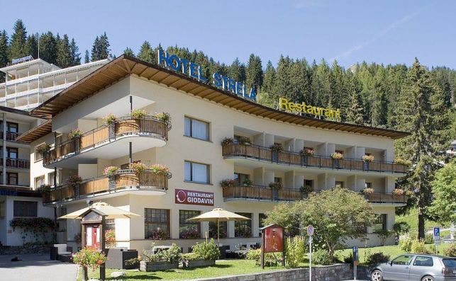 El Hotel Strela fue uno de los centros de salud que catapultaron a Davos. 