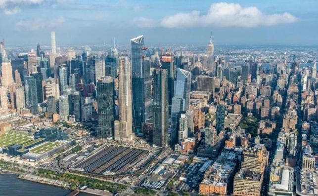 Hudson Yards Aerial View October 2018 courtesy of Related Oxford