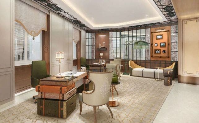 La decoraciÃ³n juega entre la modernidad y las raÃ­ces histÃ³ricas del edificio. Foto: Hyatt.