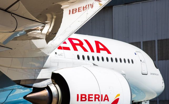 Iberia cuenta con 5 aviones del modelo A350-900. Foto: Iberia.