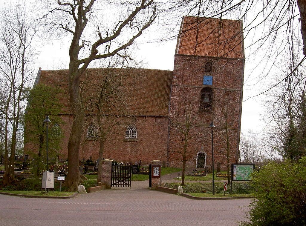 Iglesia de Suurhusen. Foto Wikimedia Commons.