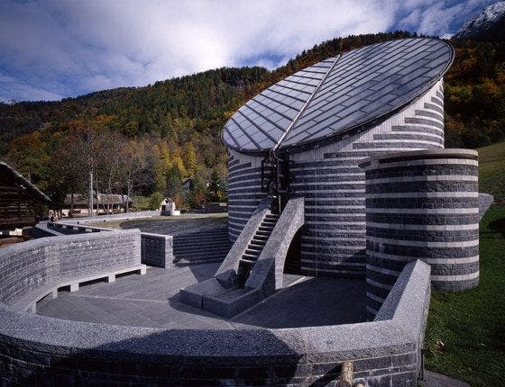 Iglesia San Juan Bautista, Mario Botta. Foto Enrico Cano.