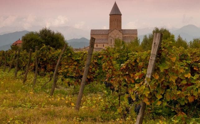 La catedral de Alaverdi, en la región de Kakheti, data del siglo VI. Foto: Georgia Travel