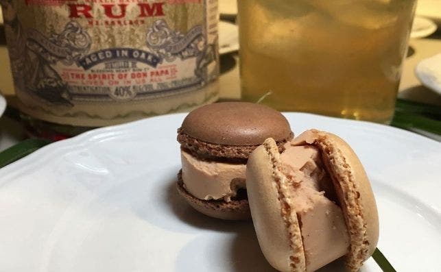 Macaron de foie micuit