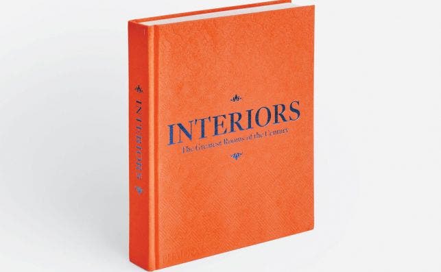 Portada de libro 'Interiors', en la ediciÃ³n en color naranja. Foto: Editorial Phaidos
