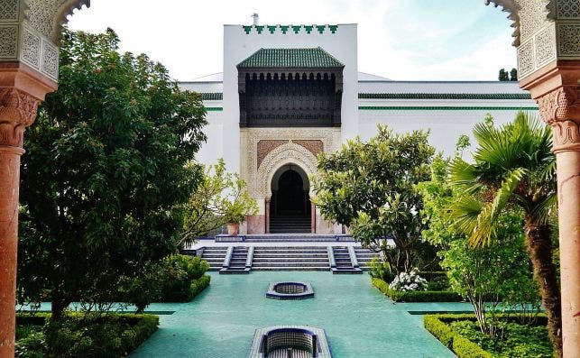 Jardines de la Gran Mezquita de PariÌs Foto Wikipedia