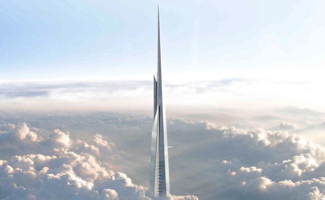 La Jeddah Tower superarÃ¡ los 1.000 metros, y serÃ¡ el edificio mÃ¡s alto del mundo. Foto: Adrian Smith+Gordon Grill Architecture 