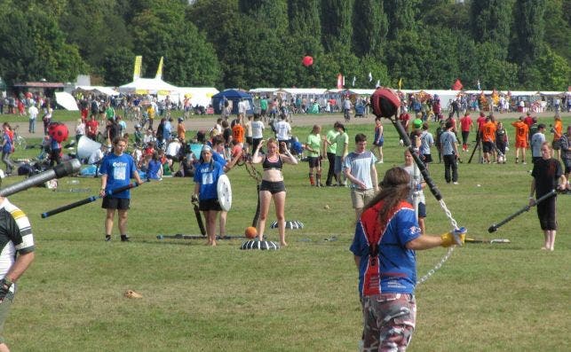 Jugger en Tempelhof. Foto Wikimedia Commons.