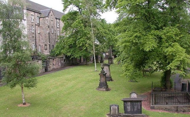 El cementerio de Kirkyard Greyfriars. Foto. Wikipedia