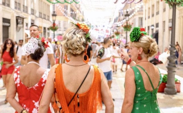 La Calle Larios en La feria de Malaga 2018. Foto de Bo Saldana.