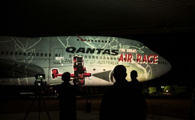 La expansioÌn de QantasAviones de guerra usados por Qantas. Foto Qantas Founders Museum