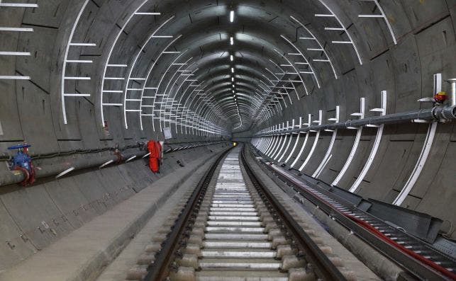 La liÌnea tiene 42 nuevos tuÌneles. Foto: Crossrail.