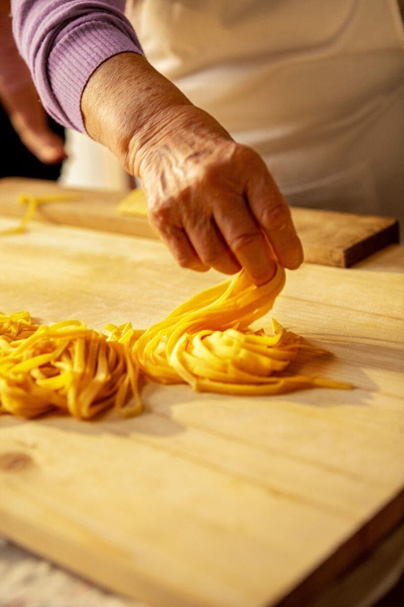 La pasta, como la hace la mamma. Foto Airbnb