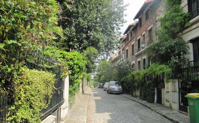 La rue du square Montsouris