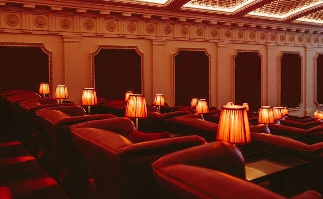 La sala es una vuelta de tuerca a los cines actuales. Foto: The Scotsman Hotel.