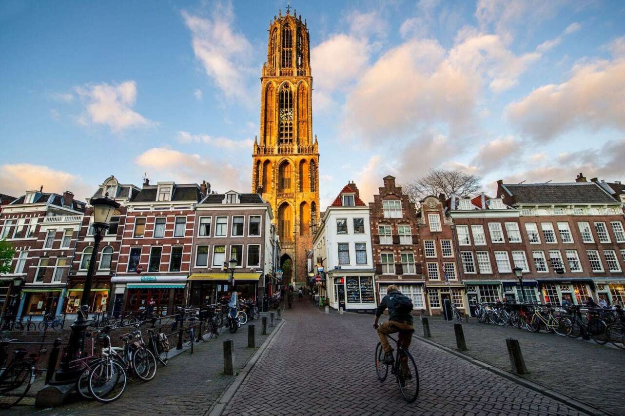 La torre Dom es visible desde cualquier punto de Utrecht. Foto: Ramon Mosterd