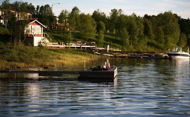 Lago Inari, el tercero mÃ¡s grande de Finlandia. Foto Manena Munar.