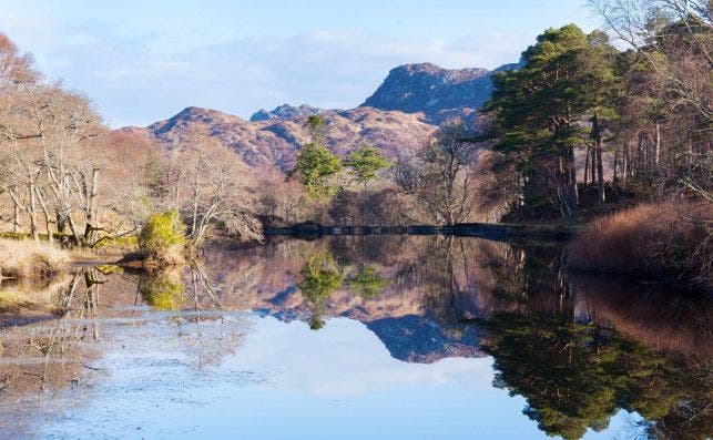 Las cabanÌƒas apenas interrumpen la naturaleza virgen. Foto L. Jones | Eilean Shona. Foto B. Cox