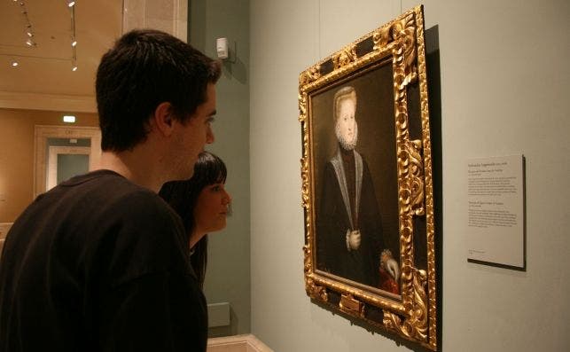 Las cartelas aportan toda la informaciÃ³n de la obra. Foto Museo del Prado.