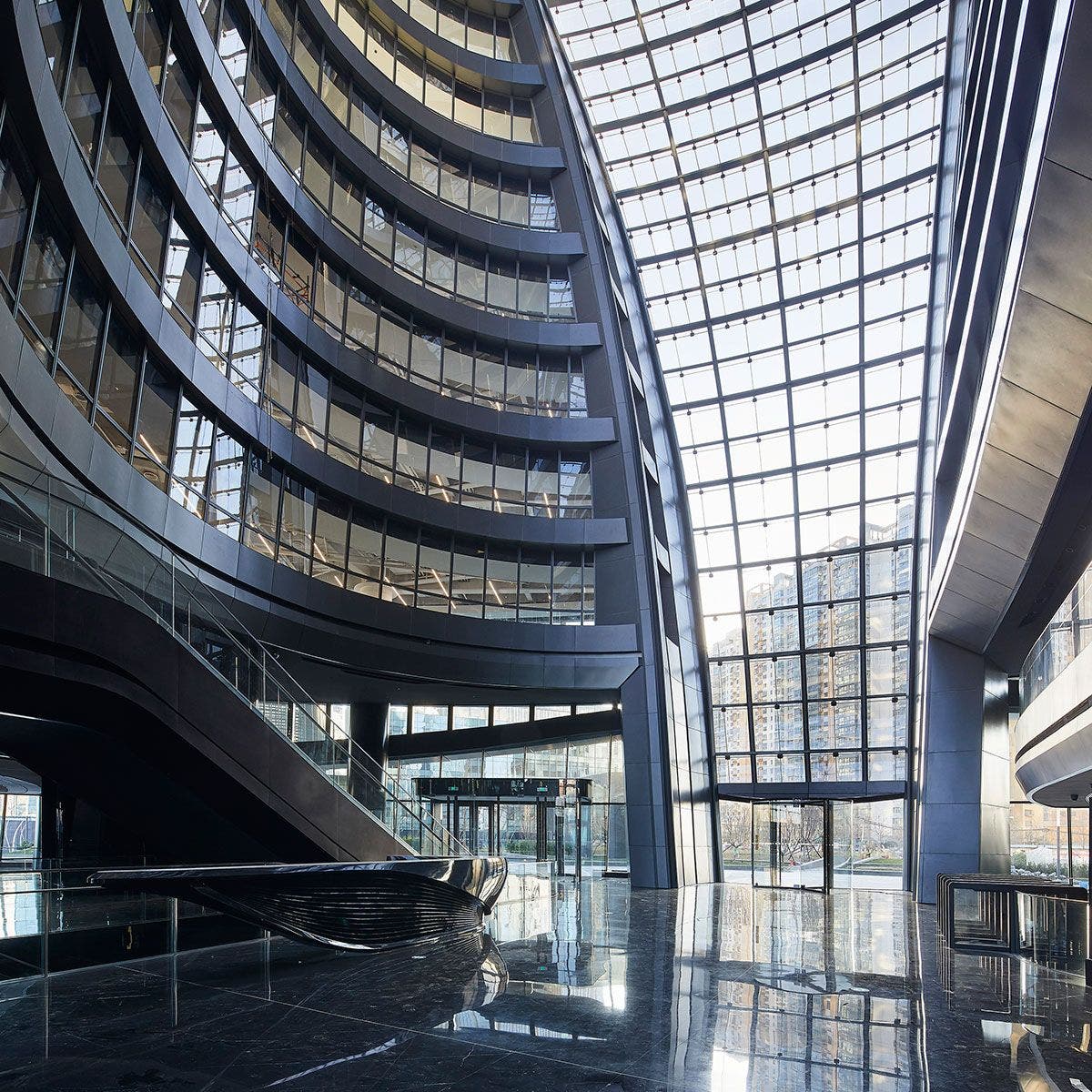 El sector central del Leza Soho estarÃ¡ abierto al pÃºblico. Foto: Estudio Zaha Hadid.