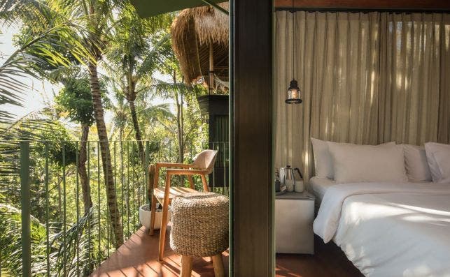 Lift Bali lo maÌs parecido a dormir en la selva. Foto Alexis Dornier