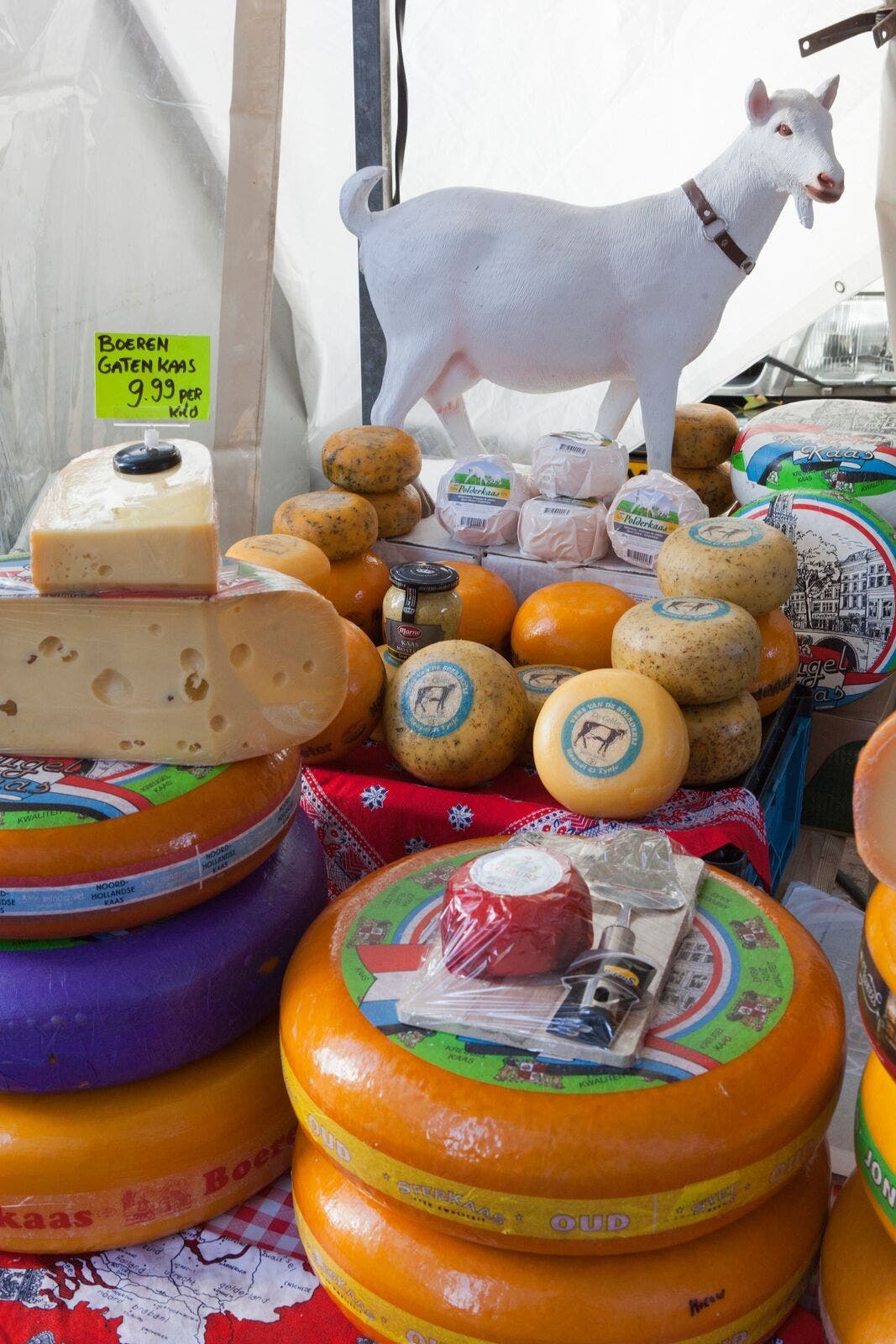 Los quesos holandeses son uno de los principales alicientes gastronoÌmicos de Utrecht