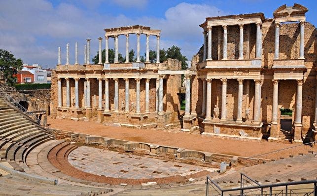 Los romanos trazaron la ya mÃ­tica VÃ­a de la Plata. Foto MÃ©rida. Pixabay.