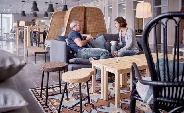 Lounge. Ikea Hotell.