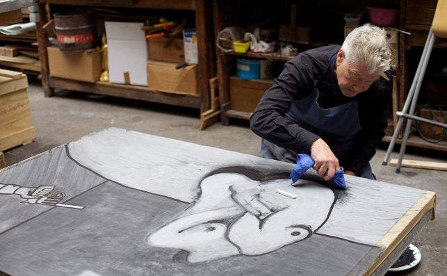 Fotograma del documental de Lynch a Fellini. Foto: Item eÌditions.