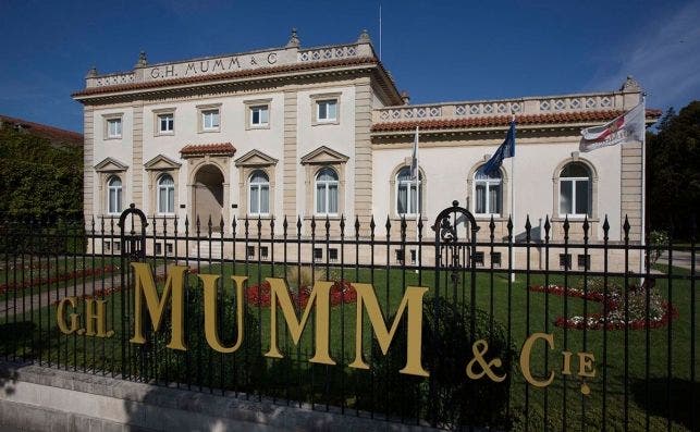 La maison Mumm, donde se producen cinco millones de botellas al aÃ±o. / Fotos: Mumm