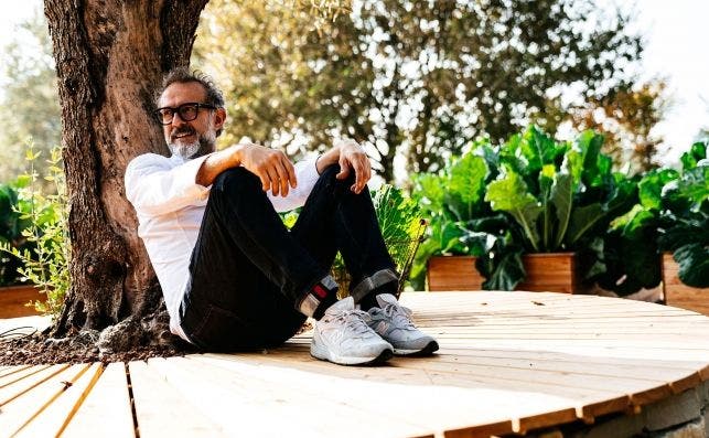 Massimo Bottura. Foto Callo Albanese e Sueo Casa Maria Luigia.