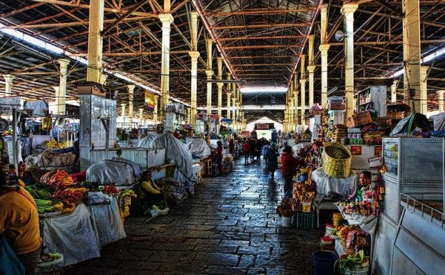 Mercado de San Pedro. Foto Mariano Mantel Flickr