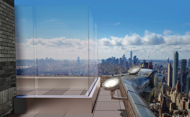 Mirador del Chrsyler. Imagen Gensler RFR Realty