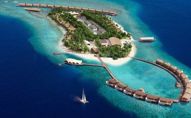 Miriandhoo Westin Resort, Maldivas.