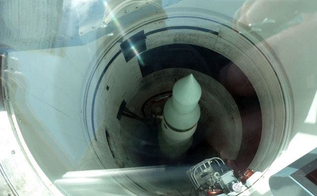 Misil en el Minuteman Missile. Foto Parques Nacionales USA