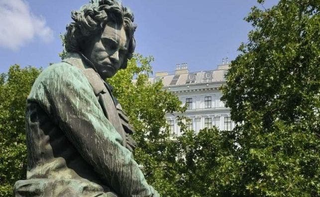 Uno de los numerosos monumentos en su homenaje. Foto: Turismo de Viena.