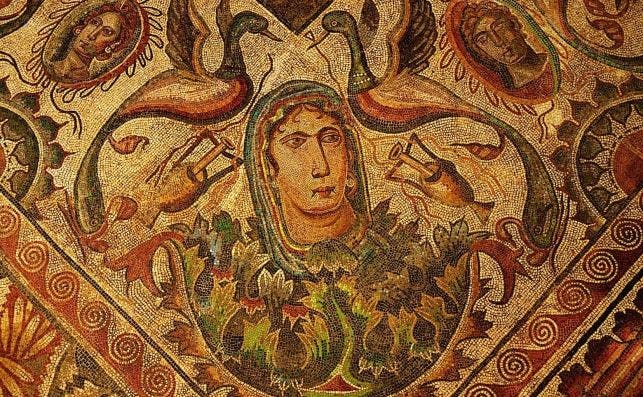 Mosaico del Oecus Invierno