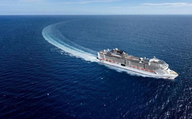 El MSC Grandiosa serÃ¡ inaugurado en noviembre en Hamburgo y tendrÃ¡ a Barcelona como su puerto base. Foto: MSC Cruceros.