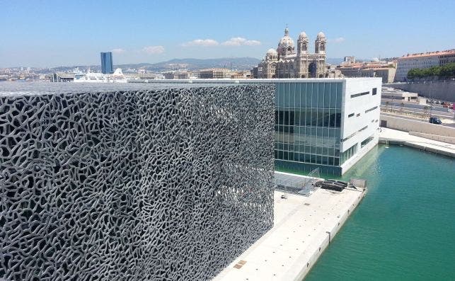 Mucem y Villa Mediterranee  Foto Oficina de turismo de Marsella