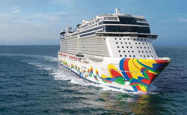 El Norwegian Encore tiene una capacidad de 4.000 pasajeros. Foto: Norwegian Cruise Line.