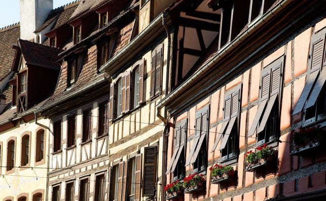 Casas de tradiciÃ³n alsaciana en Obernai. Foto: Jacqueline Macou-Pixabay