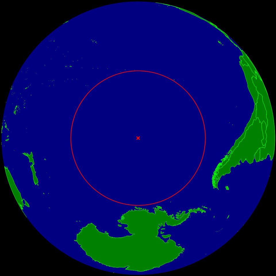Oceanic pole of inaccessibility. Foto Wikipedia