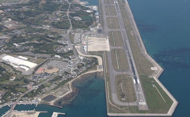 Vista del aeropuerto de Oita. Foto: Virgin Orbit