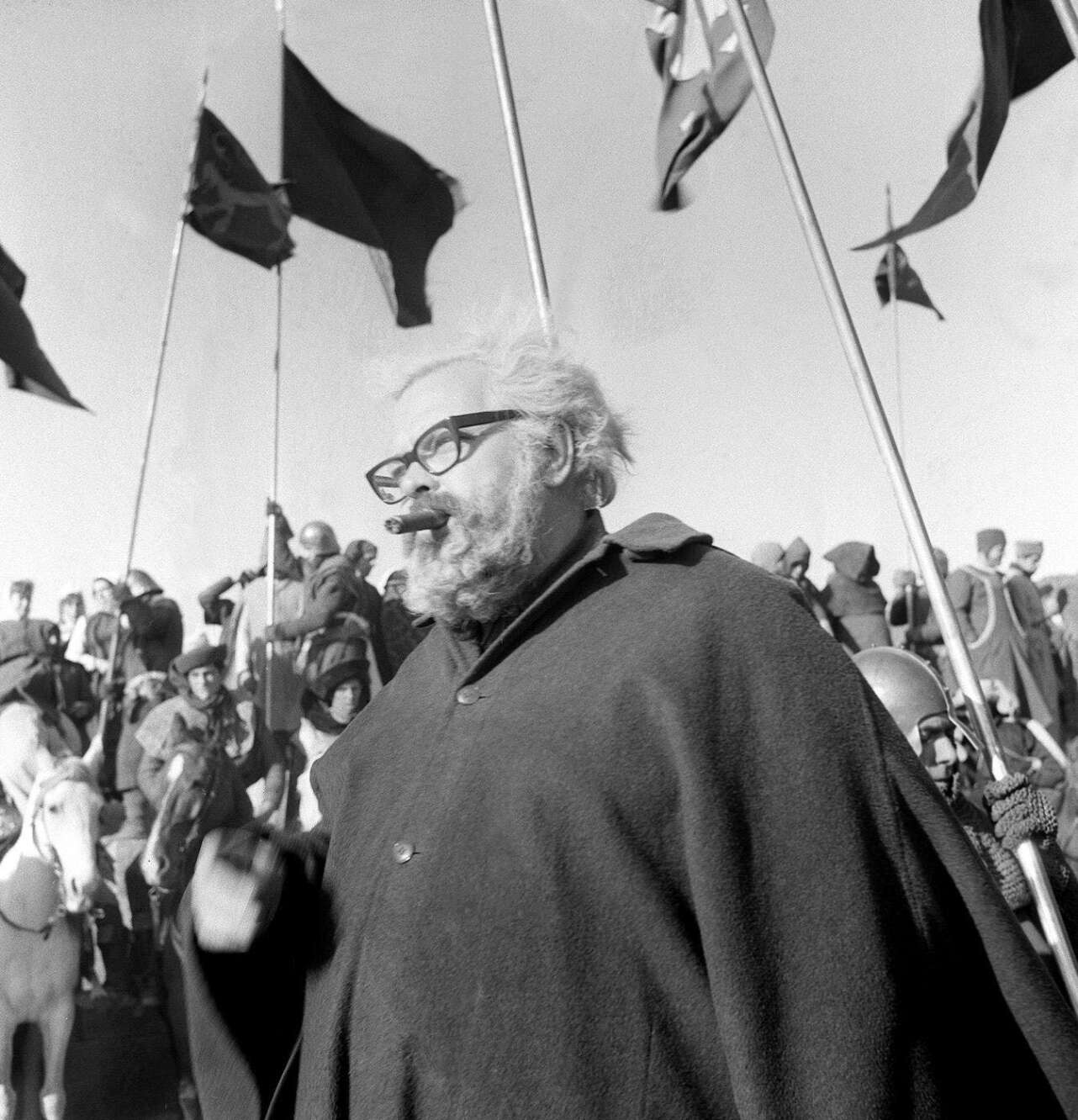 Orson Welles rodoÌ en AÌvila y tambieÌn Madrid Campanadas de medianoche. Foto EFE.