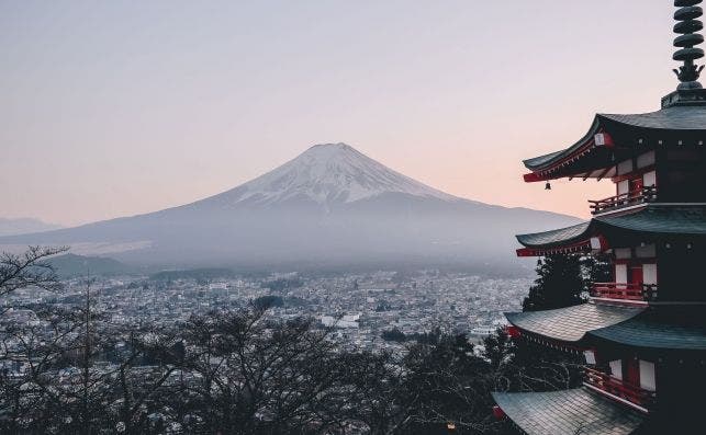 Pagoda Chureito, Fujiyoshida (Yamanashi). Foto: Manuel Cosentino | Unsplash.