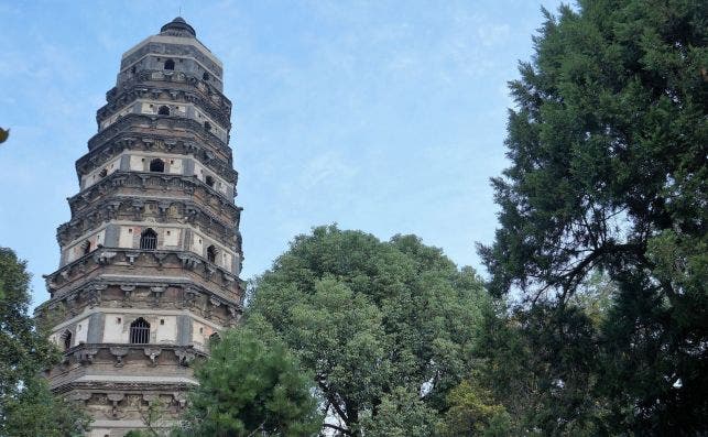 Pagoda de la Colina del Tigre. Foto Hui Yuan en Pixabay