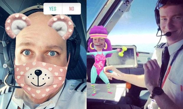 pilotos snapchat easyjet